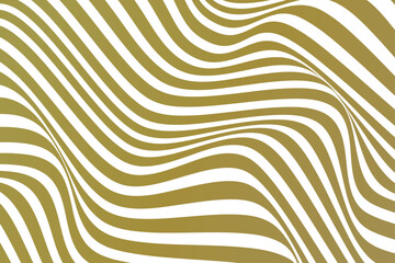 Abstract wave golden background