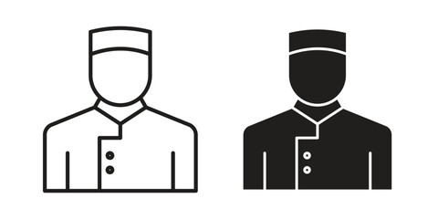 Concierge icons design, logo. Symbol illustration set