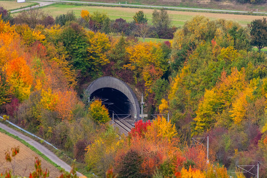Schnellbahntrasse bei Oberderdingen