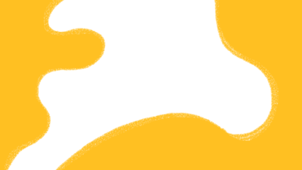 A pastel orange abstract decorative frame isolated on a transparent background, featuring soft shapes and elegant modern accents.