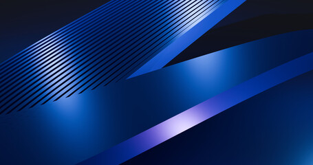 Obraz premium abstract blue background with lines wallpaper