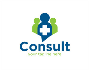 health consult logo designs for medical service