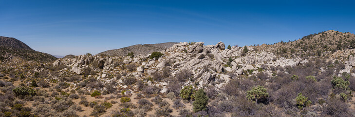 Shattered Rock Formation in Mojave Desert