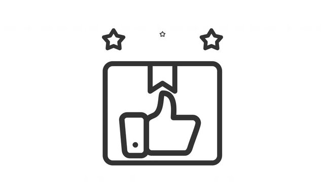 Animated testimonials icon