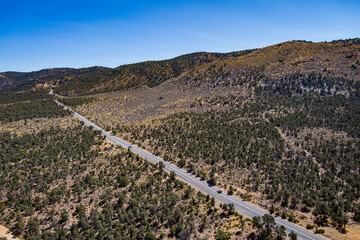 Long Desert Road in Apple Valley California