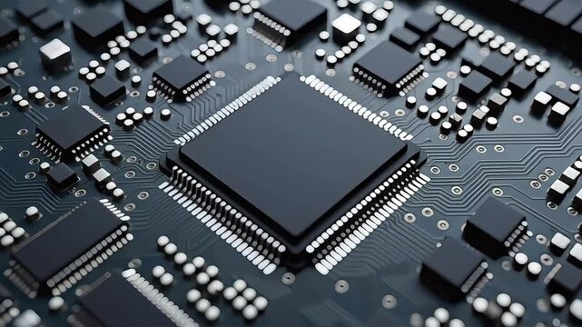 Motherboard CPU GPU Circuit Board Background circuit board.
