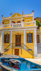 Exterior of the Museum of Maritime Art, Symi town, Greece
