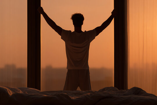 morning rituals, start the day with a sunrise view, stretching, and the energy of a fresh beginning