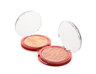 Different compact highlighter on white background