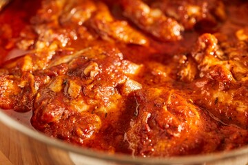 Red Stew Chicken, a classic dish from Guyana, South America