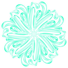 Elegant Botanical Mandala Pattern for Wellness Branding