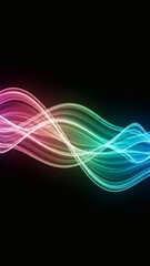 Neon Spectrum Futuristic Pink–Green–Blue Vivid Lightwave Lines 8
