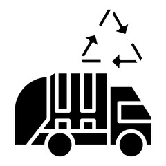 Trash truck icon