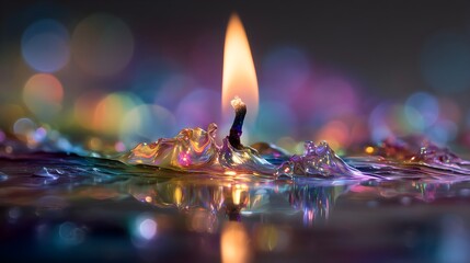 Candlelight Reflection