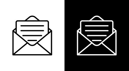 Letter With Icon Set Design