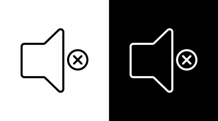 Mute With Icon Set Design