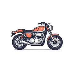 Fototapeta premium Motorcycle Repair Shop Logo Very Cool