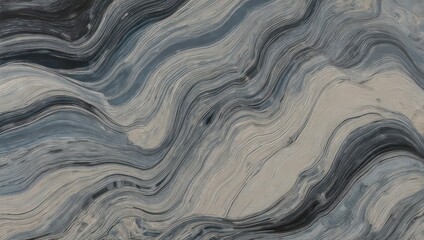 Fototapeta premium Abstract Wavy Lines and Swirls in Muted Earth Tones.