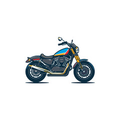 Fototapeta premium Motorcycle Repair Shop Logo Very Cool