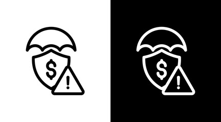 Reinsurance With Icon Set Design