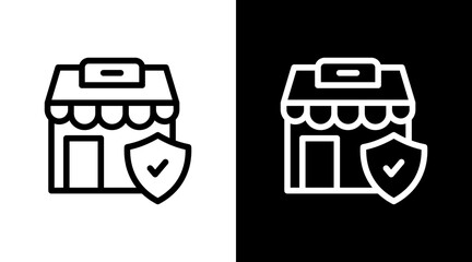 Small Business With Icon Set Design