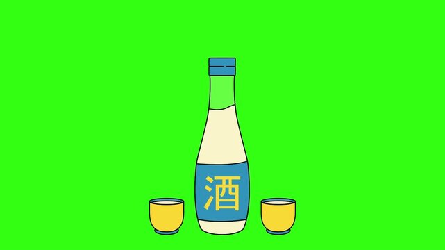 Japanese alcohol animation