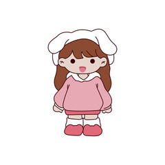 cute girl stickers