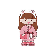 cute girl stickers