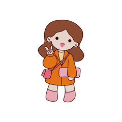 cute girl stickers