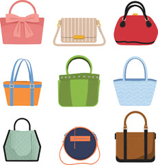 set of shopping bags