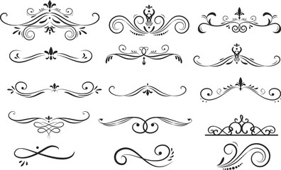 set of decorative elements for design