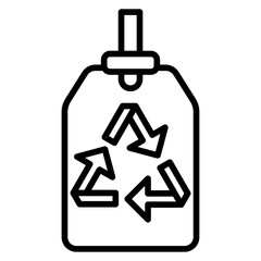 Obraz premium Ecology label icon