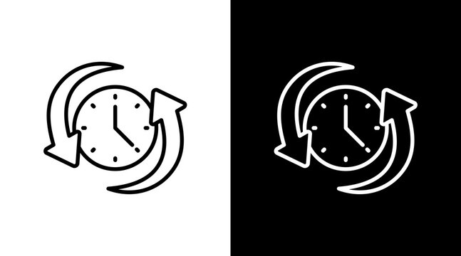 Time Changes With Icon Set Design