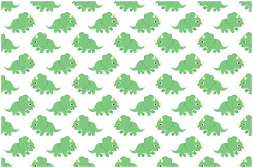 トリケラトプス　パターン壁紙