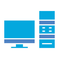 Desktop computer Icon