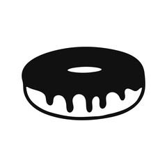Hand drawn donut vector illustration