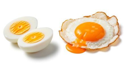 Perfect Eggs: Hard-Boiled vs. Runny Fried Egg Comparison tasty