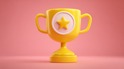 Trophy with Star Emblem