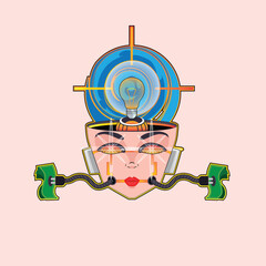 Surealisme art from need money to get idea 