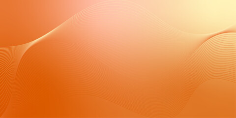 Abstract orange wavy lines on a gradient background, representing flow, energy, and dynamism. The lines curve and intertwine, creating a sense of movement and visual interest