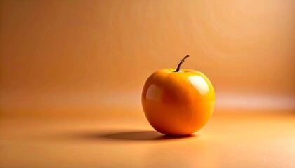Vibrant golden apple on a warm, inviting background.
