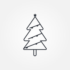 christmas tree  icon symbol illustration vector eps10 logo template design pattern seamless bright minimal design flat design realistic style simple design modern design