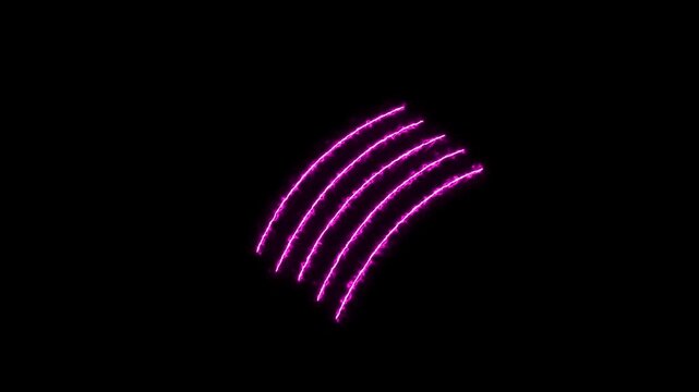  pink color claw effect animated animal scratch effect flaming scratch light effect 4k neon fire scratch looping ,fire slash effect on black background