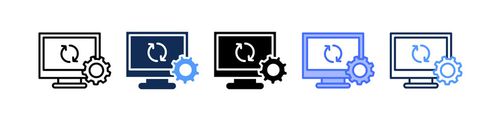 System Sync multiple icon