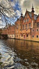 Obraz premium Canal in Bruges, Belgium