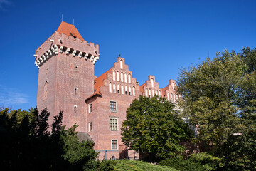 Fototapeta premium Reconstruction of the medieval royal castle in Poznan