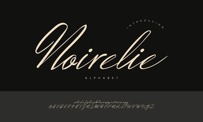 Noirelie Classy Elegant Handwritten Script Font Vector For Luxury Branding