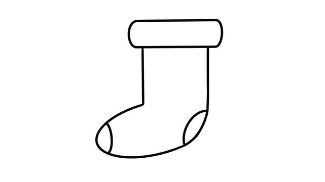 Easy to christmas sock with gifts