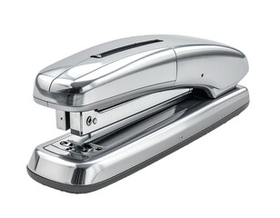 Metal Stapler Isolated on Transparent Background