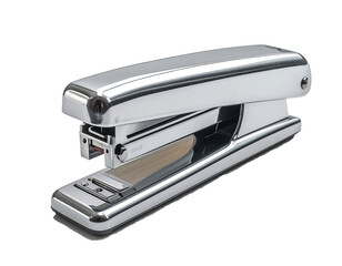 Metal Stapler Isolated on Transparent Background